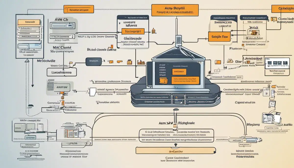 Illustration depicting the structure of an AWS CLI command.